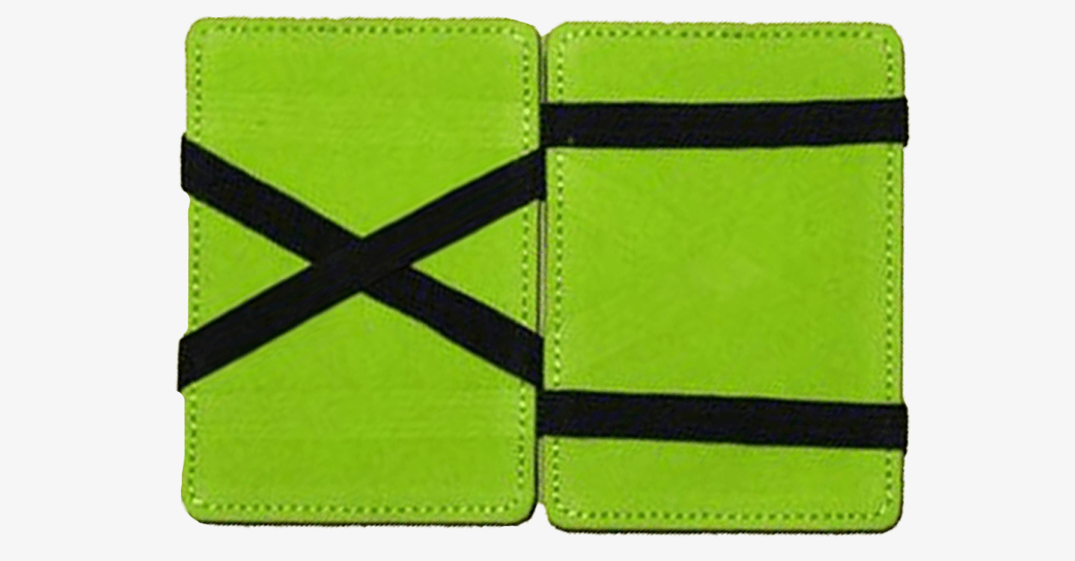 BowLift | Portable Leather Card Holder - Foldable - Various Colors - Wallet Case for Money & Cards