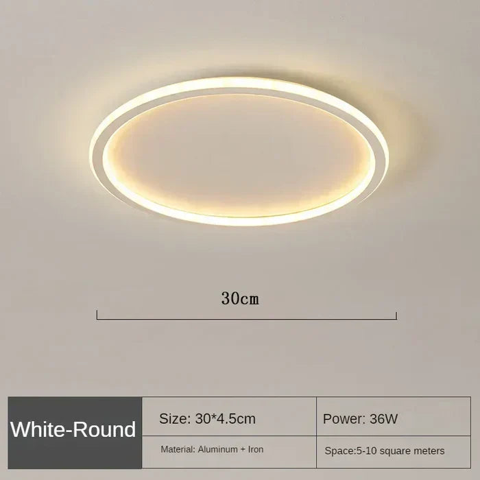 BowLift | Scandinavian Round Ceiling Lamp - AuroraSphere