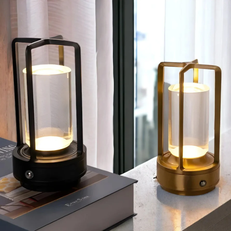 BowLift | Scandinavian Wireless LED Table Lamp - NordicaGlow