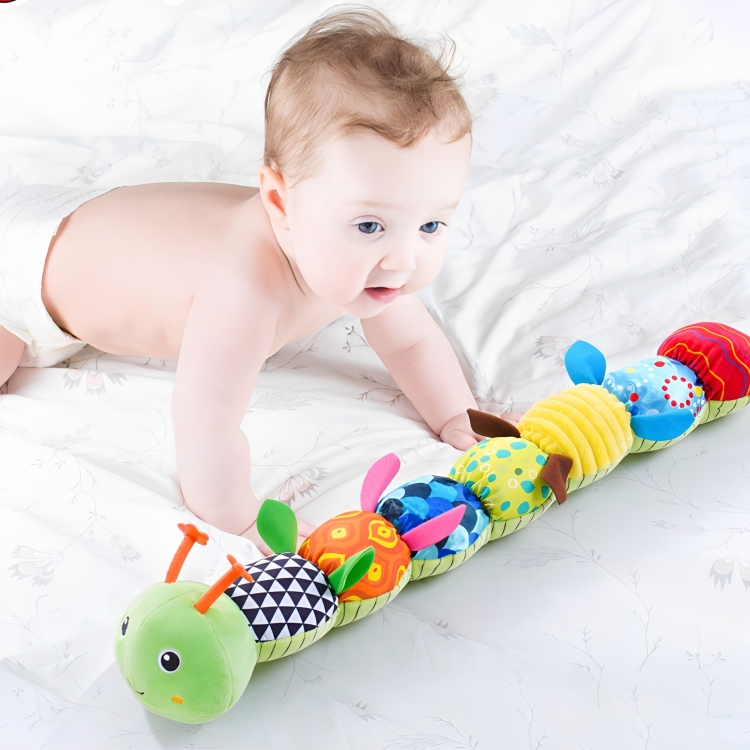 BowLift | Baby Sensory Plush Musical Caterpillar Toy