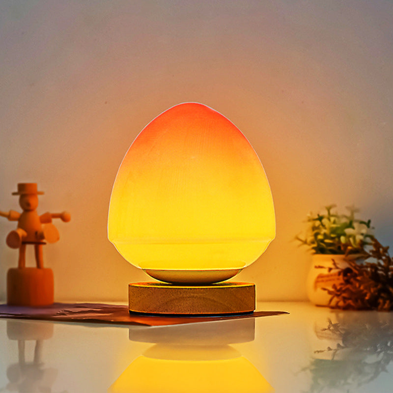 BowLift | Peach Glass Table Lamp
