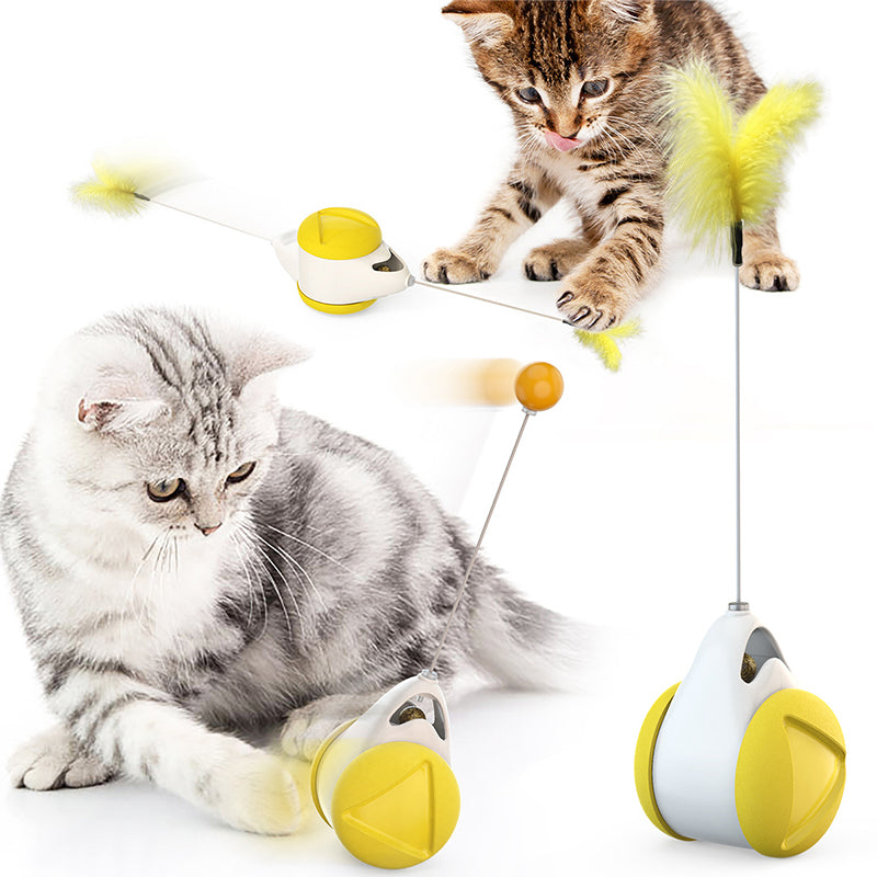 BowLift | Swing Cat Toy With Wheels