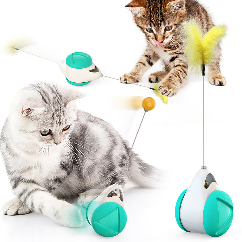 BowLift | Swing Cat Toy With Wheels