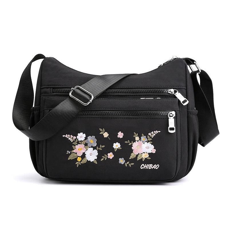 BowLift | Embroidered Flower Shoulder Bag