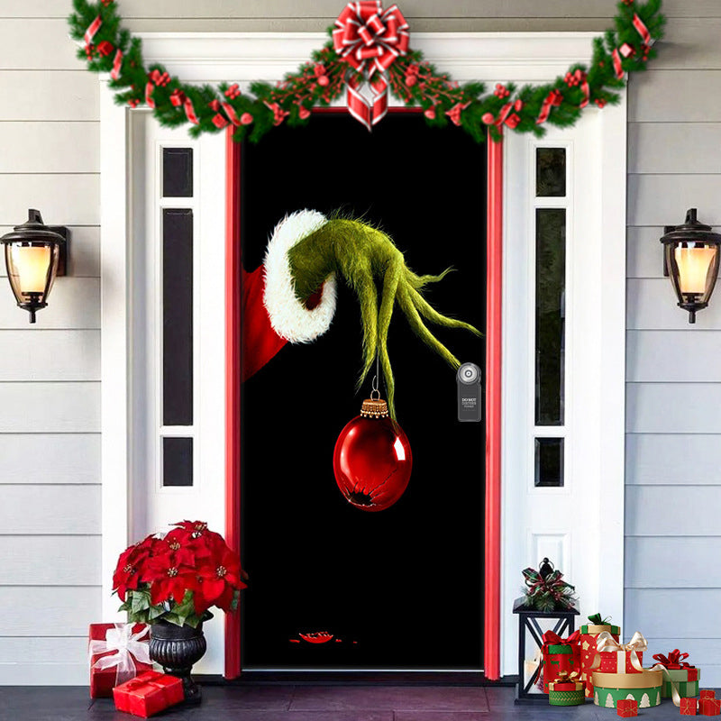 BowLift | Nightmare Before Christmas Outdoor Decorations Props Christmas Elves Door Cover