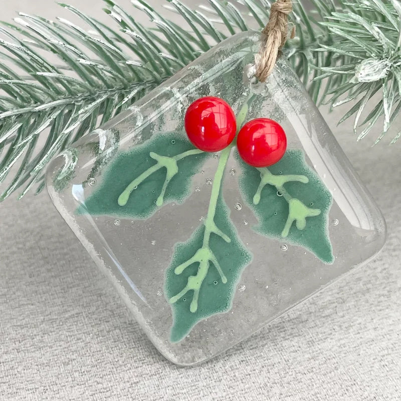 BowLift | Fused Glass Christmas Tree Decoration
