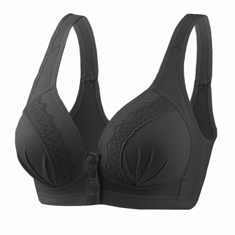 BowLift | Front Button Breathable Skin-Friendly Cotton Bra