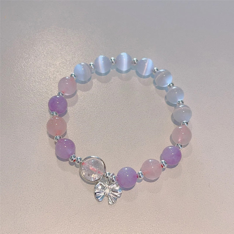 BowLift | Imitation Cat's Eye Crystal Butterfly Bracelet