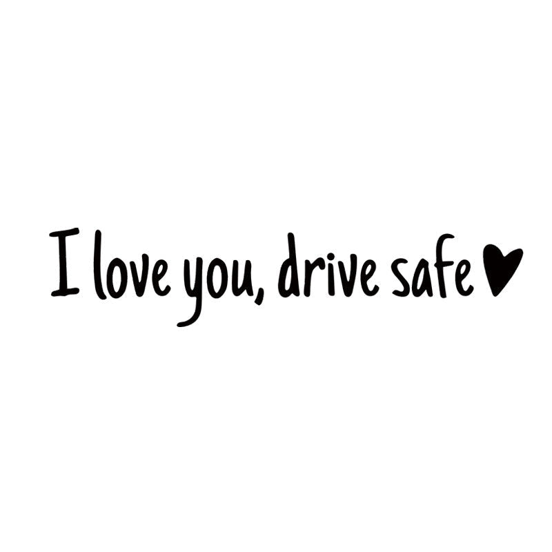 BowLift | I Love You Driving Safe Mirror Sticker