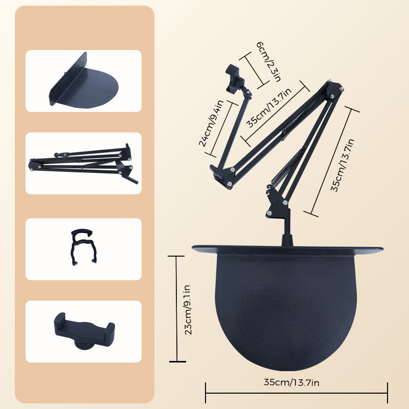 BowLift | Extendable, concealed phone/tablet holder at the bed