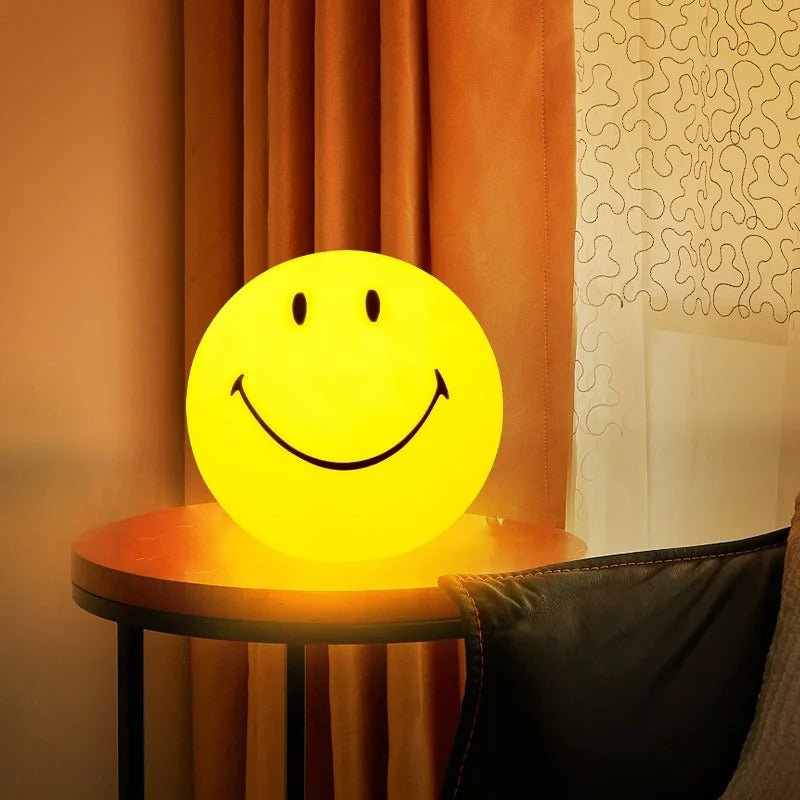 BowLift | LED Rechargeable Smiley Night Light | Cute Glow Buddy for Kids' Bedroom & Nursery Decor