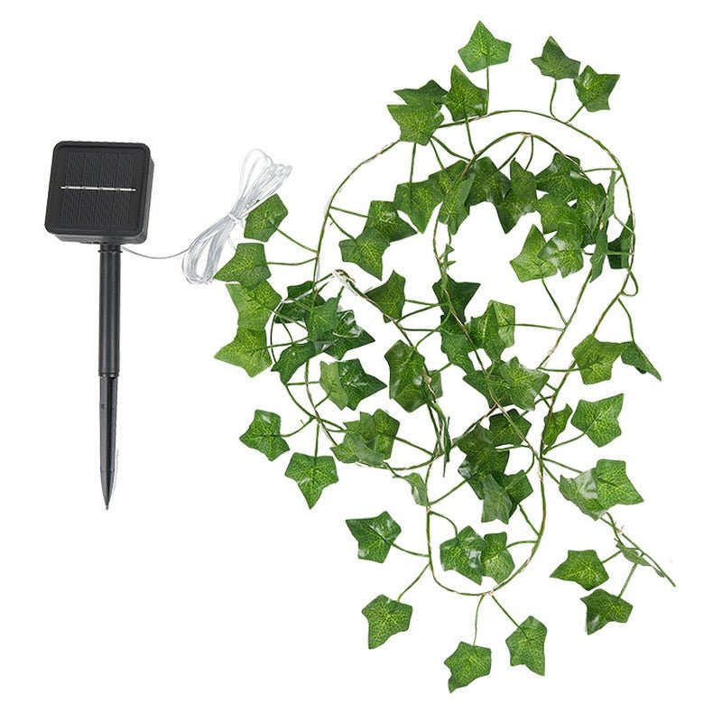 BowLift | IvyGlow Solar Light Chain Ivy | Waterproof | LED Mood Light for Garden & Balcony | Decor for Outdoor Areas