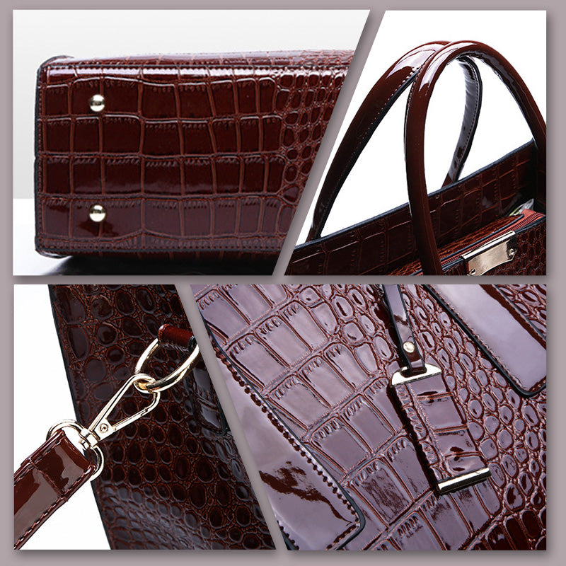 BowLift | Bag with crocodile embossing.
