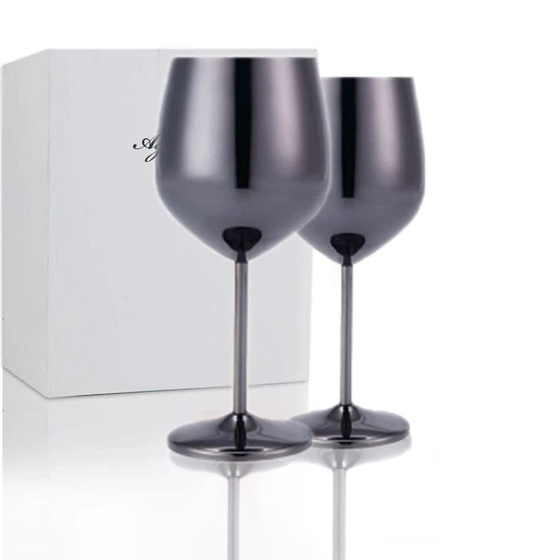 BowLift | 500ml Stainless Steel Wine Glasses
