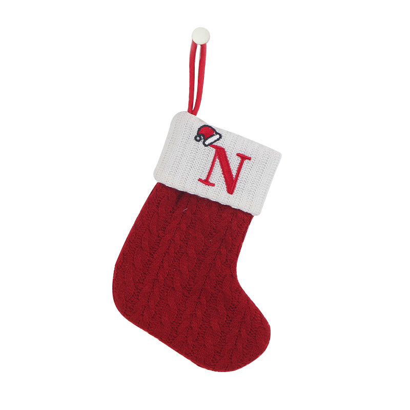 BowLift | Cozy Knit Socks, Embroidered Candy Gift Bag, Letter Christmas Stocking - Perfect for the Little Ones!