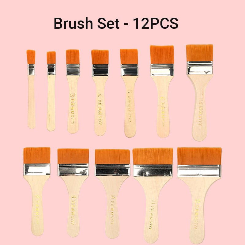 BowLift | Chip Paint Brush Set for Paints, Stains, Varnishes, Glues