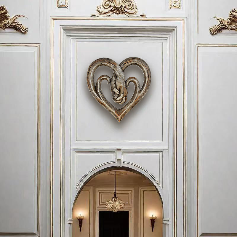 BowLift | Resin Grape Vine Heart Shaped Handprint Ornament