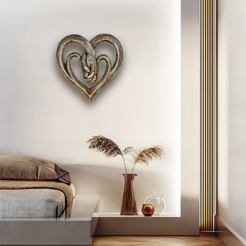 BowLift | Resin Grape Vine Heart Shaped Handprint Ornament