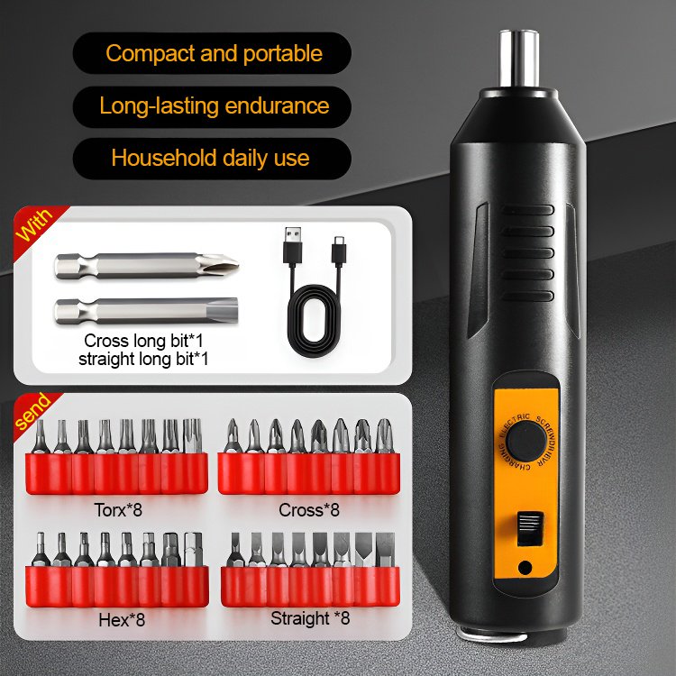 BowLift | Portable home use electric screwdriver set