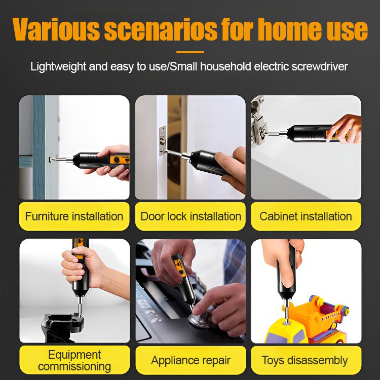 BowLift | Portable home use electric screwdriver set