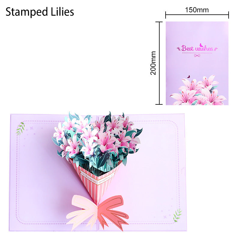 BowLift | Creative 3D paper cut-out card with popup greeting card