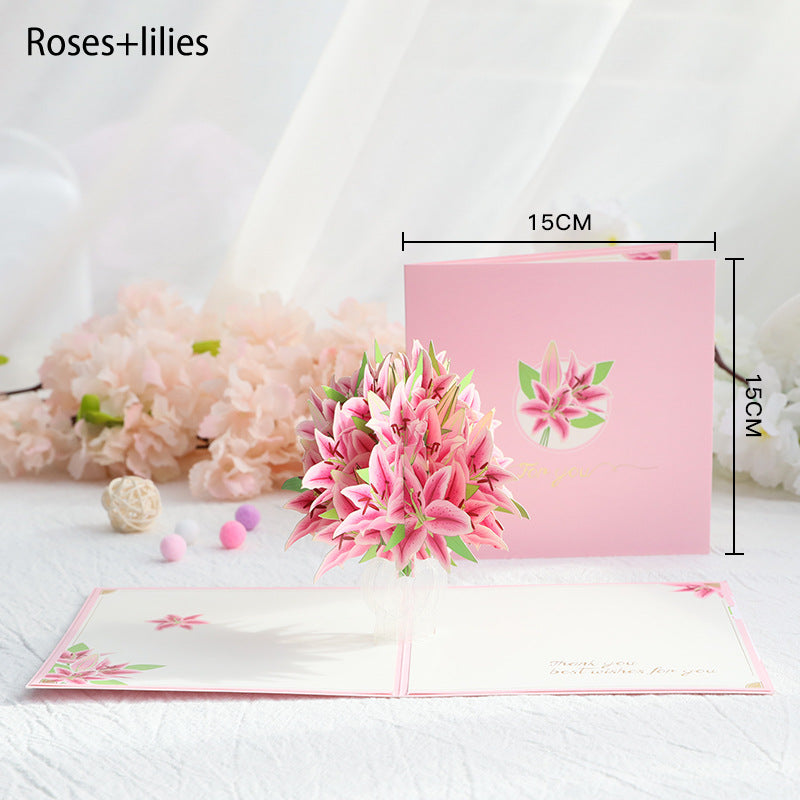 BowLift | Creative 3D paper cut-out card with popup greeting card