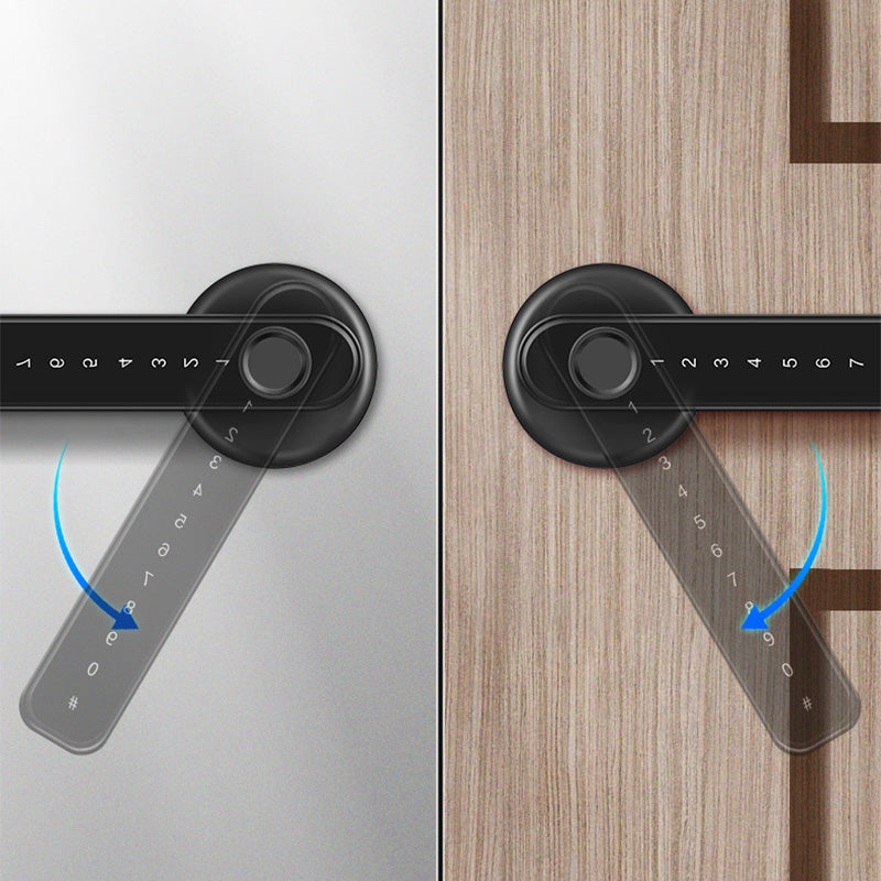 BowLift | Fingerprint Smart door lock handle with Bluetooth APP control