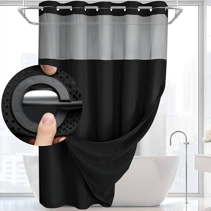 BowLift | Shower curtain with waffle pattern