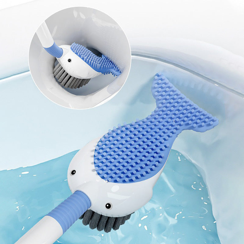 BowLift | Wall-mounted suction cup toilet brush set