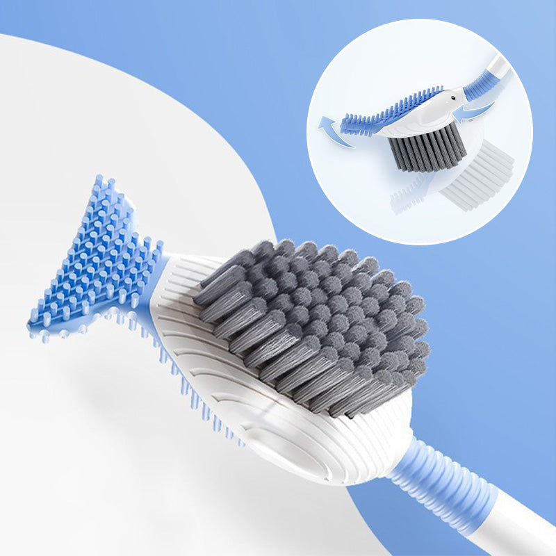BowLift | Wall-mounted suction cup toilet brush set
