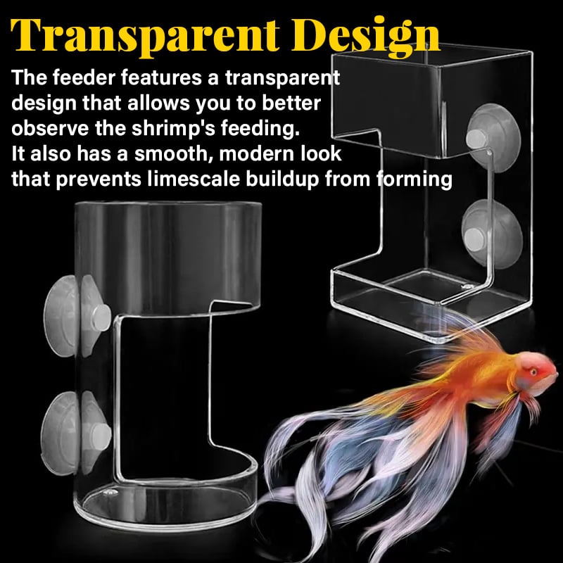 BowLift | Feeding ring and tray for aquarium