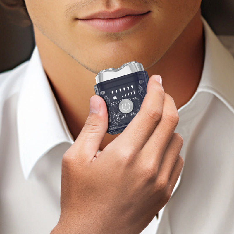 BowLift | Futuristic transparent mini electric smooth shaver