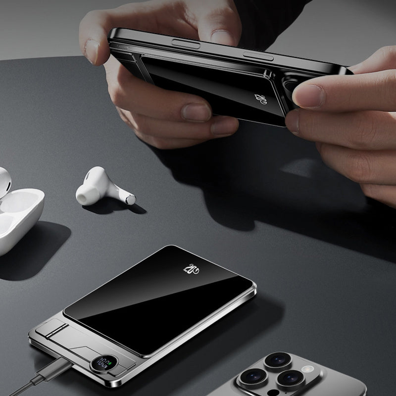 BowLift | Magnetic power bank with two modes and stand