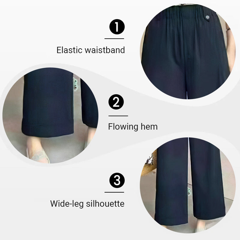 BowLift | High-waisted pants with wide legs