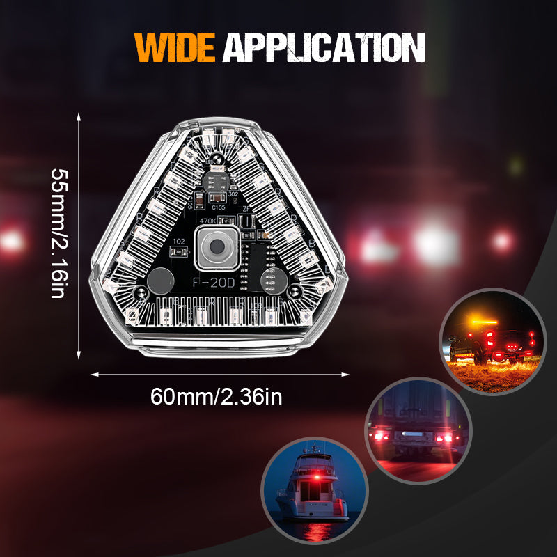 BowLift | Super sharp solar flashing warning lights