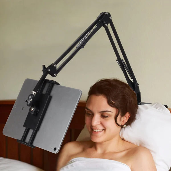 BowLift | Hidden phone holder for bedside table, retractable