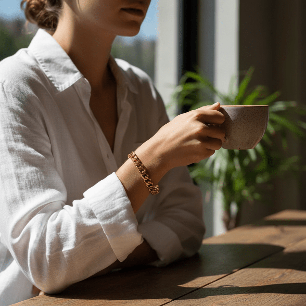 BowLift | FORTIVIA – Stainless steel bracelet in chain link design for him & her