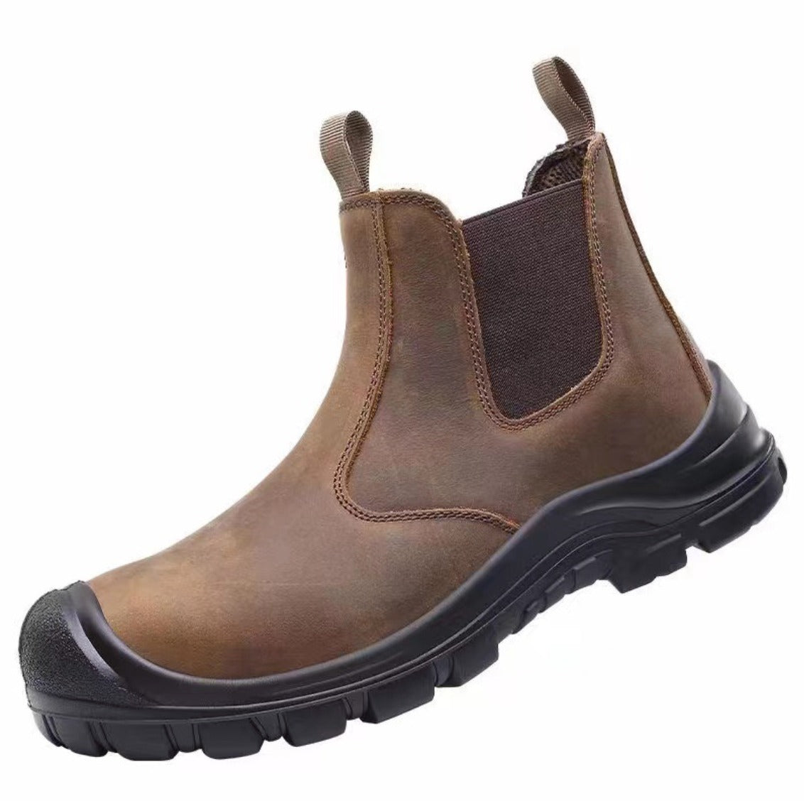BowLift | FlexGuard Orthopedic Work & Safety Boots | Steel Toe & Puncture-Resistant Midsole | Waterproof Full-Grain Leather | Oil-Resistant PU Outsole | Anatomical Arch Support for Plantar Fasciitis