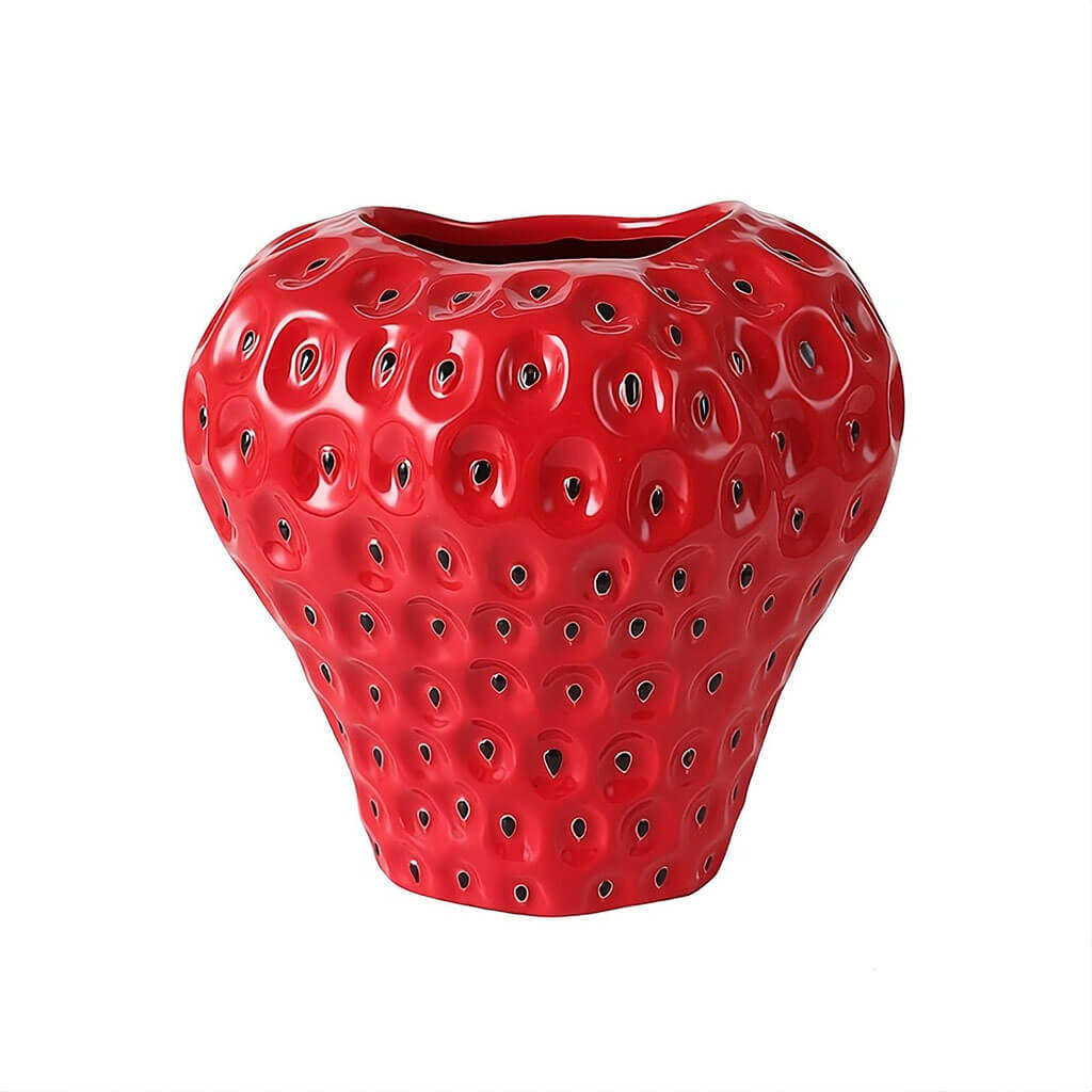 BowLift | Strawberry-structured ceramic vase
