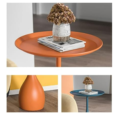 BowLift | Beef Metal Table with Base Medieval Side Table in Modern Style