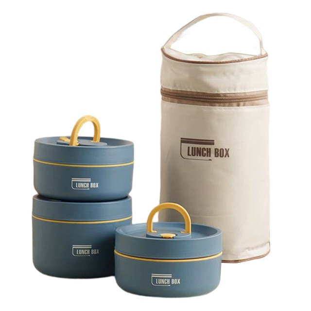 BowLift | ThermoBox Multi-Layered Insulated Lunchbox with FREE Carry Bag