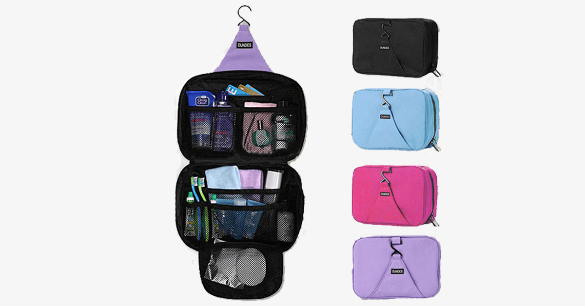BowLift | Cosmetic Bag Toiletry Bags - Travel Hanging Bag Waterproof Compact Hanging Personal Care Hygiene Bag