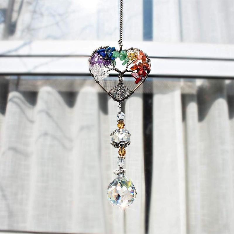 BowLift | Crystal Wind Chime Tree of Life Sun Catcher