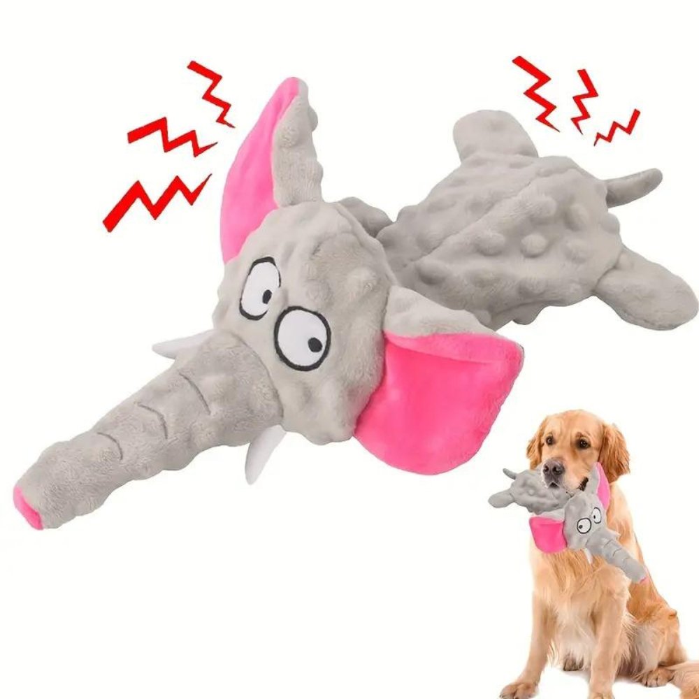 TuskToys • Elephant Dog Toy - Elephant Dog Toy - BowLift