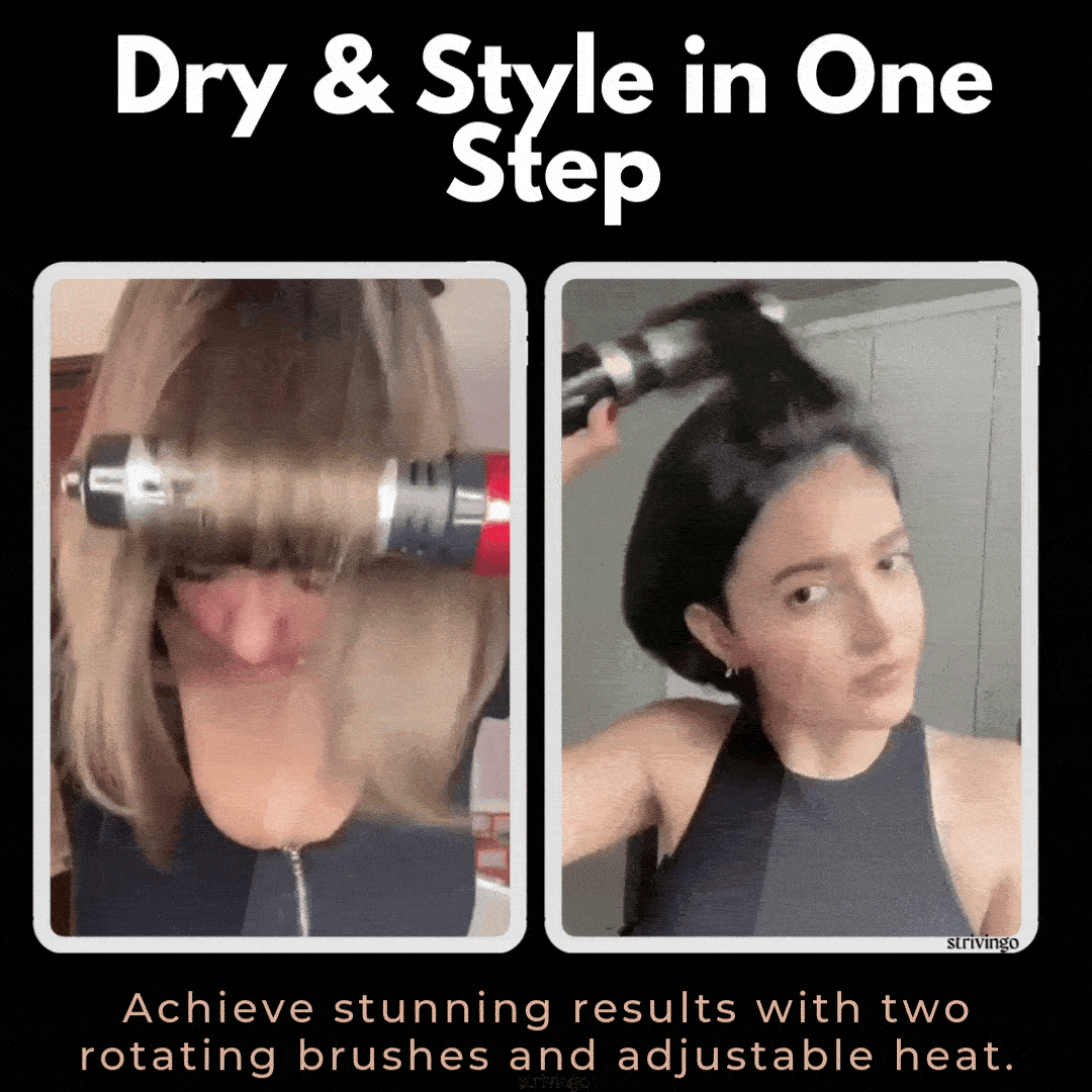 BowLift | Driwave 2-in-1 Rotating Hair Dryer and Styler
