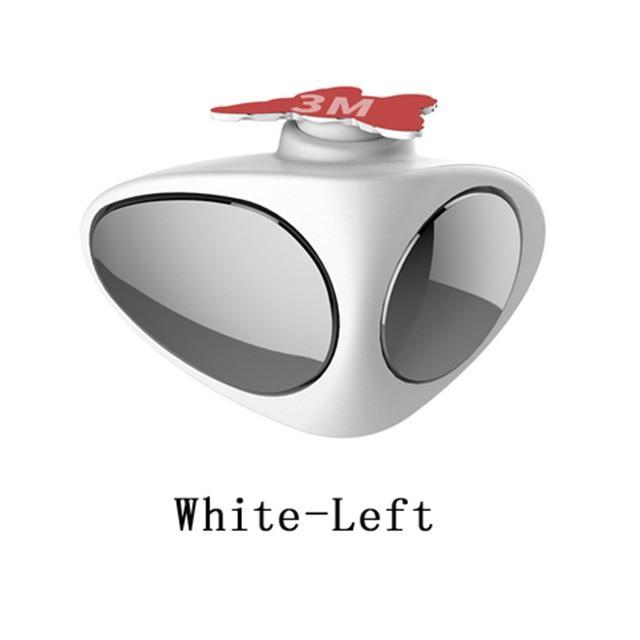 BowLift | Car Mirror Large Vision Rear View Auxiliary Reversal Blind Zone Wide Angle Mirror360 Rotation Adjustable Dual Lens Coach Mirror