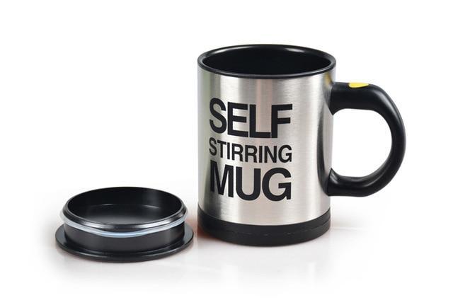 BowLift | 1Pcs Automatic Plain Mixing coffee Tea cup Mugs Drinkware Lazy Self strring mug button high quality Pressing