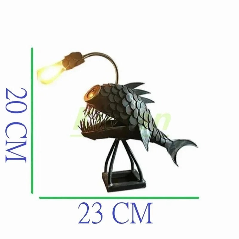 BowLift | Steampunk Angler Fish Lamp – Cool & Unusual Floor Lamp for Your Home