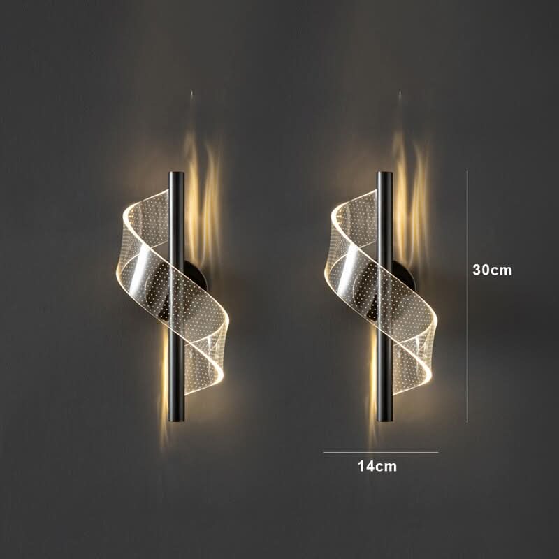 BowLift | Glasspilar Glass Candelabra LED Wall Sconce Light