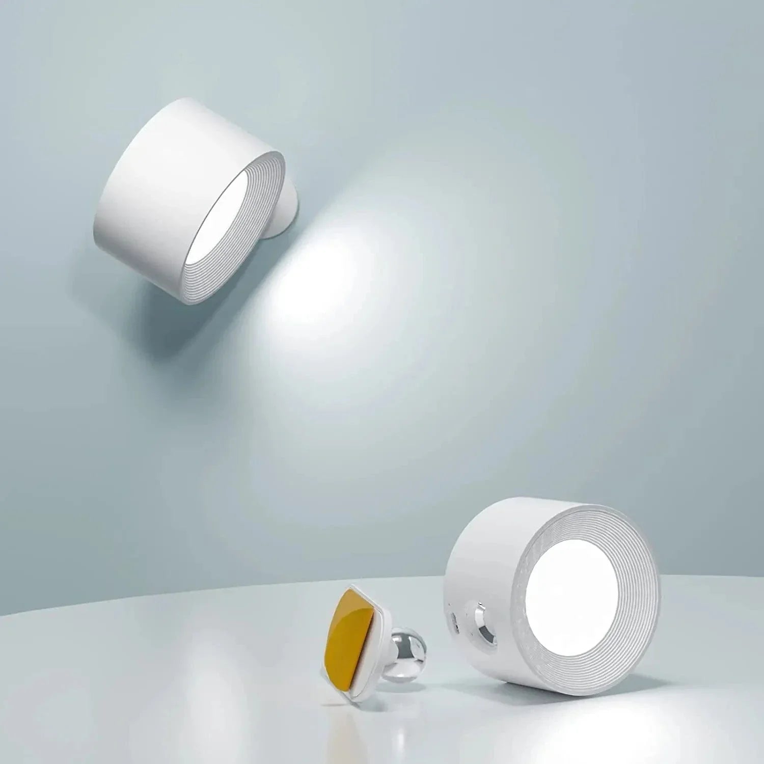 BowLift | Battery Operated Wall Light | Rechargeable, 360° Adjustable & Wireless for Bedrooms, Hallways & Reading Corners
